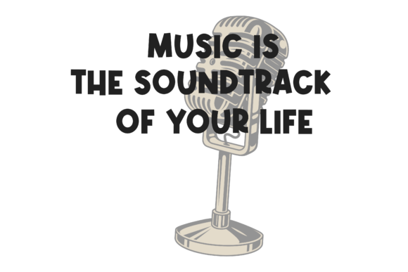 Download Typography Retro Music is the Soundtrack - Retro music Collection