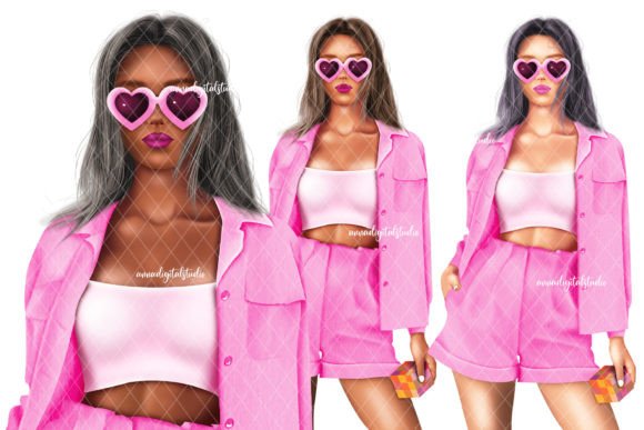 Download Fashion Girl Clip Art, Fashion PNG - Fashion girl clip art Collection