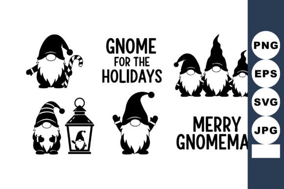 Download Gnome Holiday Festive Illustrations - Festive illustrations Collection